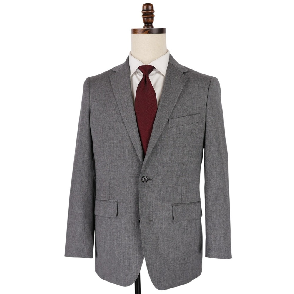 Bonobos Sport‎ Coat 36R Gray Slim Fit Blazer Stretch Wool Blend Preppy